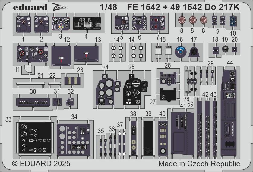 Eduard 491542 1:48 Dornier Do-217K-1