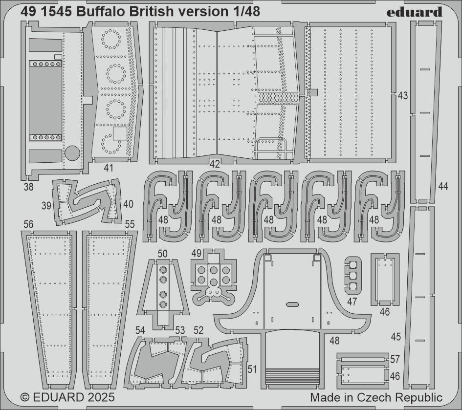 Eduard 491545 1:48 General-Motors FM-1 Wildcat/Martlet Mk.V. British version
