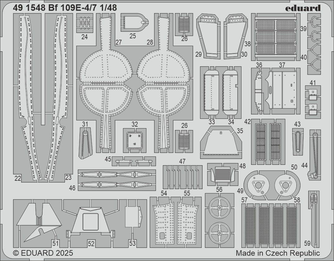 Eduard 491548 1:48 Messerschmitt Bf-109E-4/7