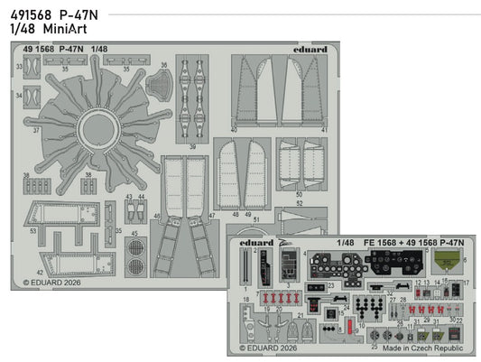 Eduard 491568 1:48 Republic P-47N Thunderbolt