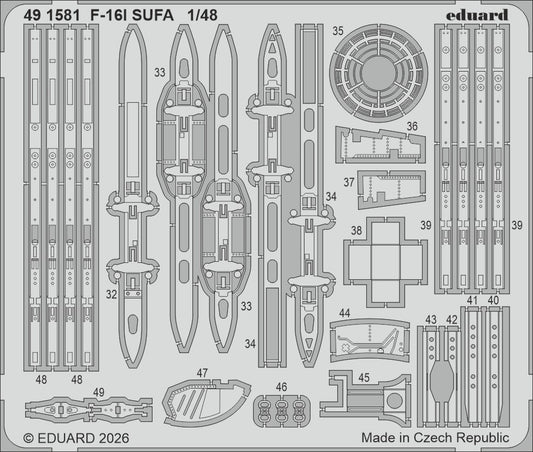 Eduard 491581 1:48 Lockheed-Martin F-16I SUFA