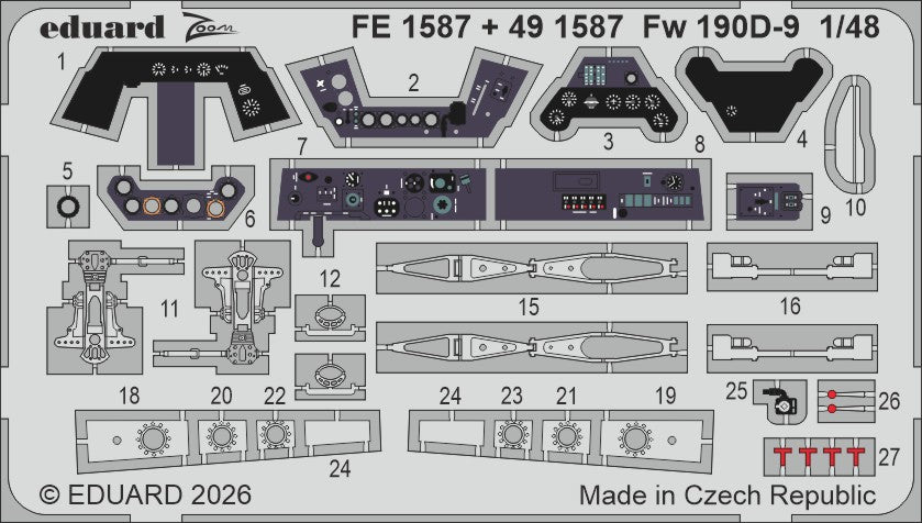 Eduard 491587 1:48 Focke-Wulf Fw-190D-9