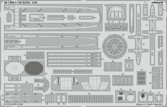 Eduard 491590 1:48 Lockheed-Martin F-16i SUFA