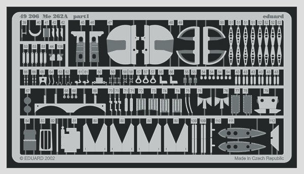Eduard 49206 1:48 Messerschmitt Me-262A PRE-PAINTED IN COLOUR!