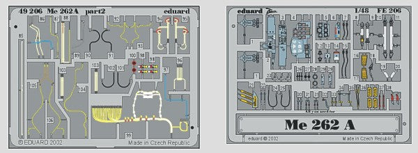 Eduard 49206 1:48 Messerschmitt Me-262A PRE-PAINTED IN COLOUR!