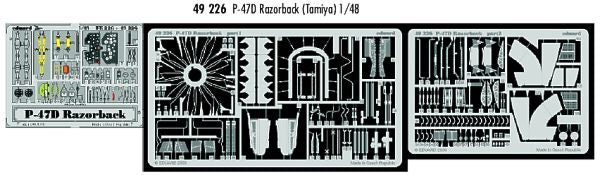 Eduard 49226 1:48 Republic P-47D Thunderbolt 'Razorback' PRE-PAINTED IN COLOUR!