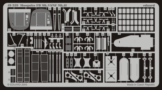Eduard 49239 1:48 de Havilland Mosquito Mk.VI/NF.II