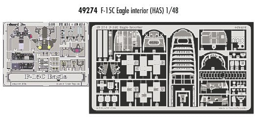 Eduard 49274 1:48 McDonnell F-15C Eagle interior