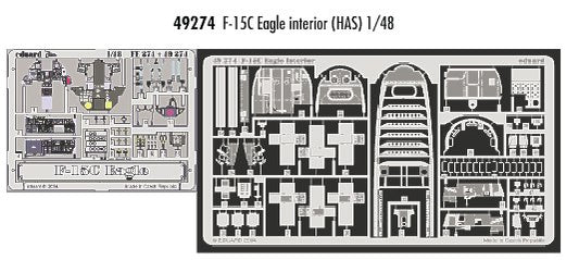 Eduard 49274 1:48 McDonnell F-15C Eagle interior