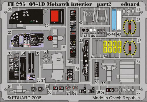 Eduard 49295 1:48 Grumman OV-1D Mohawk interior