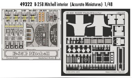 Eduard 49322 1:48 North-American B-25B Mitchell interior