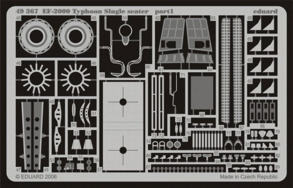 Eduard 49367 1:48 Eurofighter EF-2000A Typhoon single seat