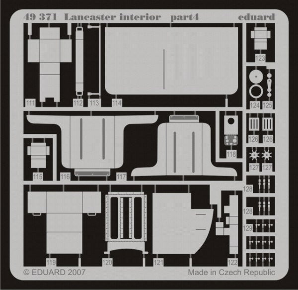 Eduard 49371 1:48 Avro Lancaster B.I/III interior