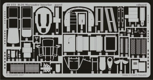 Eduard 49372 1:48 Martin B-26 Marauder interior