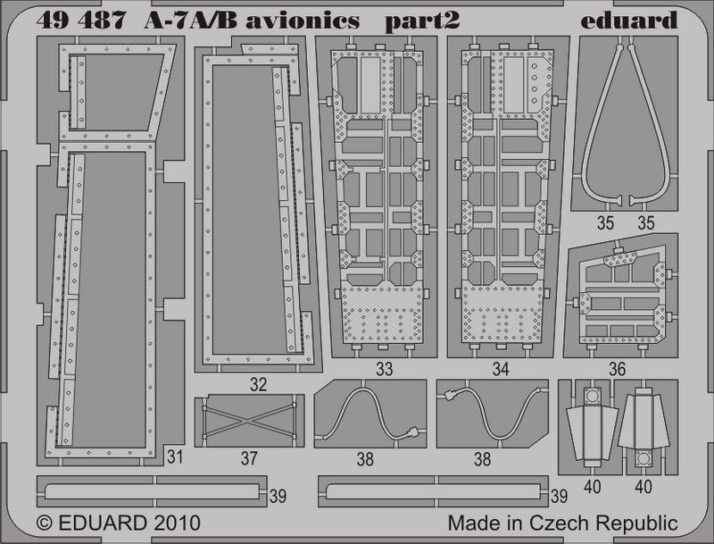 Eduard 49487 1:48 Vought A-7A/A-7B Corsair avionics