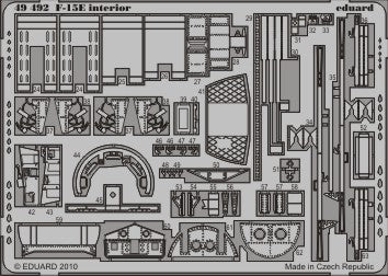 Eduard 49492 1:48 McDonnell F-15E Strike Eagle interior (self adhesive)