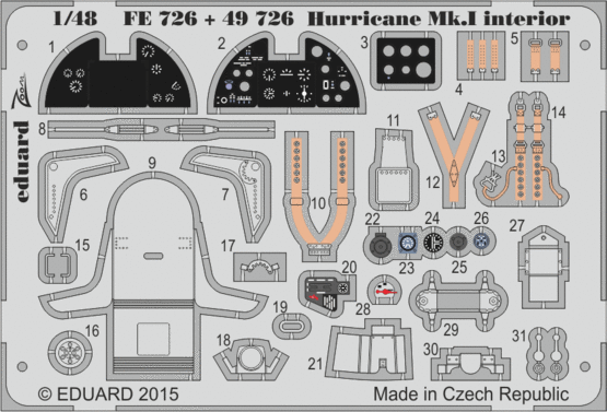 Eduard 49726 1:48 Hawker Hurricane Mk.I