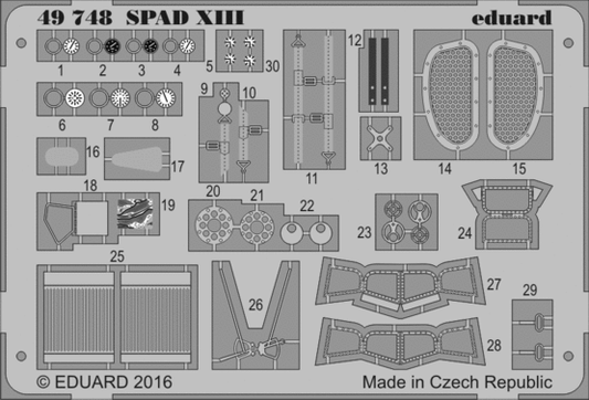 Eduard 49748 1:48 SPAD XIII