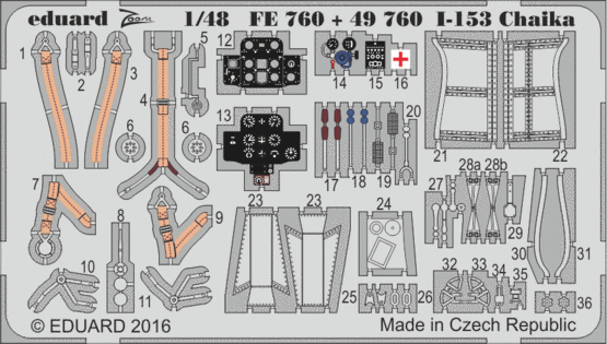 Eduard 49760 1:48 Polikarpov I-153 Chaika