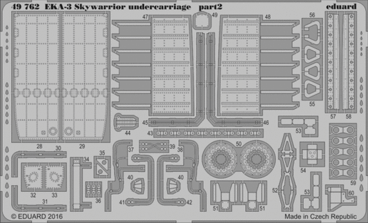 Eduard 49762 1:48 Douglas EKA-3B Skywarrior undercarriage