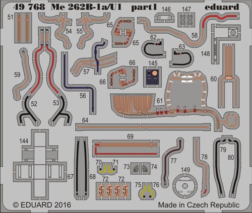 Eduard 49768 1:48 Messerschmitt Me-262B-1a/U1