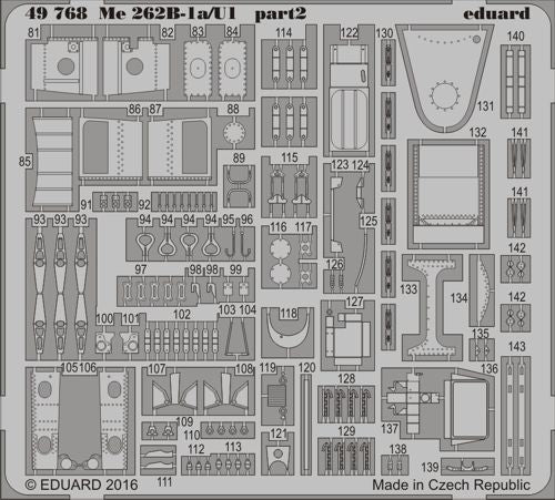 Eduard 49768 1:48 Messerschmitt Me-262B-1a/U1