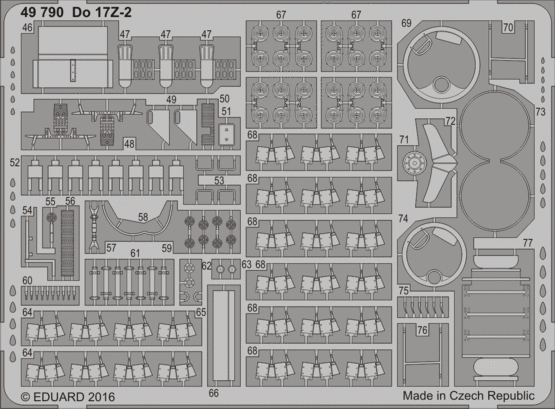 Eduard 49790 1:48 Dornier Do-17Z-2
