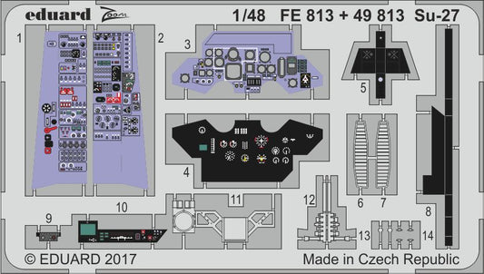 Eduard 49813 1:48 Sukhoi Su-27 Flanker B