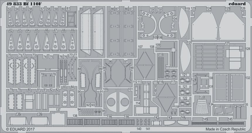 Eduard 49833 1:48 Messerschmitt Bf-110F Nachtjager