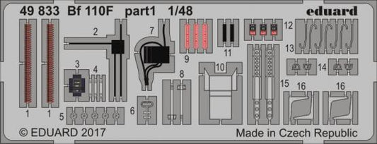 Eduard 49833 1:48 Messerschmitt Bf-110F Nachtjager