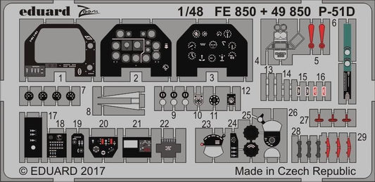 Eduard 49850 1:48 North-American P-51D Mustang