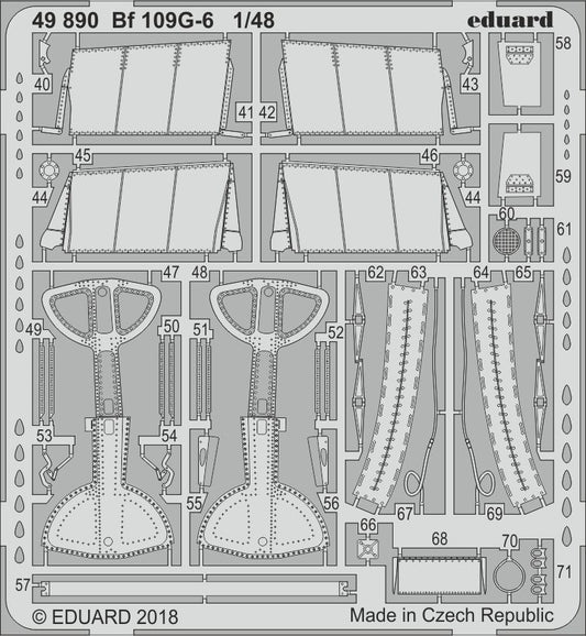 Eduard 49890 1:48 Messerschmitt Bf-109G-6