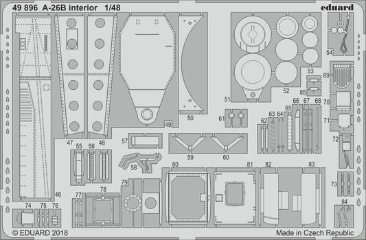 Eduard 49896 1:48 Douglas A-26B Invader interior