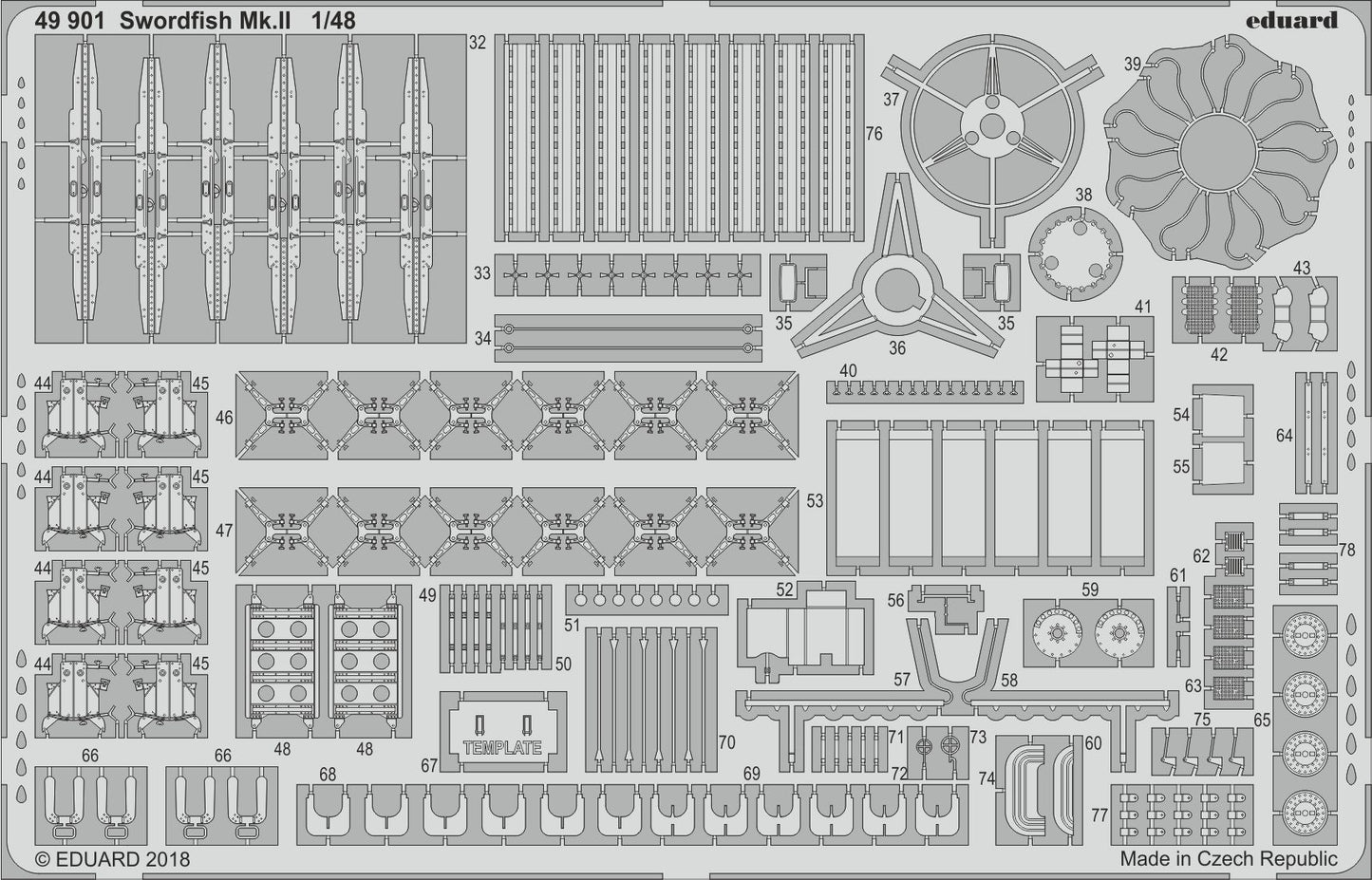 Eduard 49901 1:48 Fairey Swordfish Mk.II