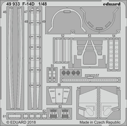 Eduard 49933 1:48 Grumman F-14D Tomcat