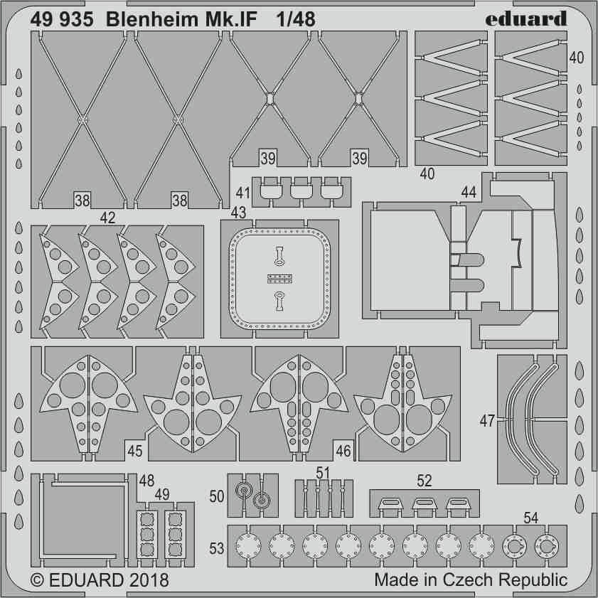 Eduard 49935 1:48 Bristol Blenheim Mk.IF