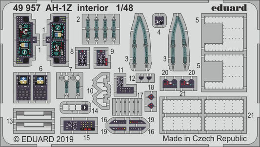 Eduard 49957 1:48 Bell AH-1Z 'Viper' interior