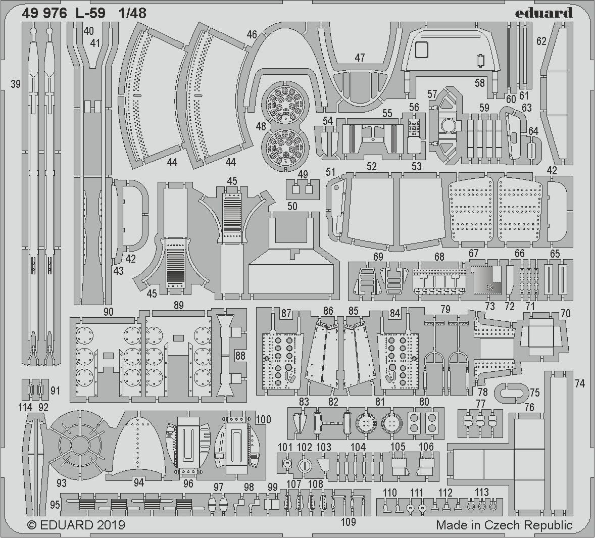 Eduard 49976 1:48 Aero L-39MS/L-59