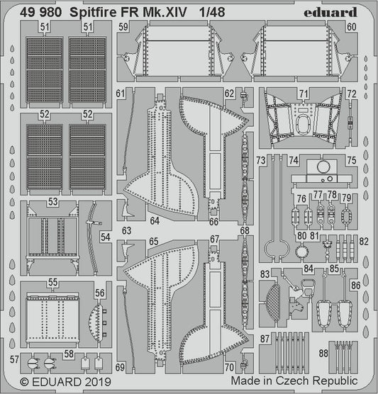 Eduard 49980 1:48 Supermarine Spitfire FR Mk.XIV