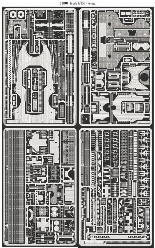 Eduard 53004 1:350 Tirpitz German Battleship