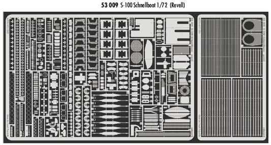 Eduard 53009 1:72 S-100 Schnellboot Torpedo Boat