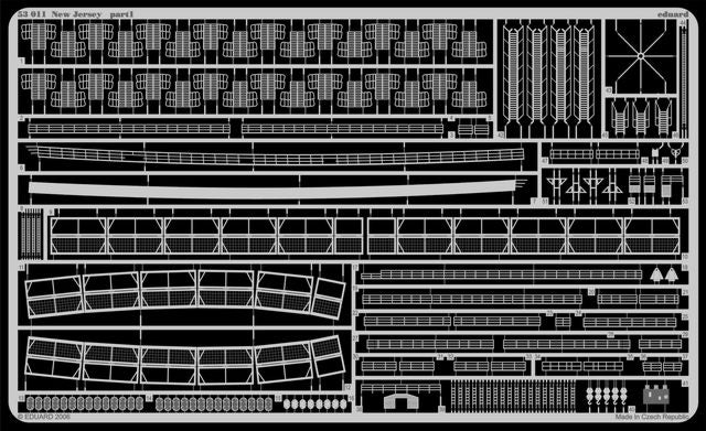 Eduard 53011 1:350 USS New Jersey