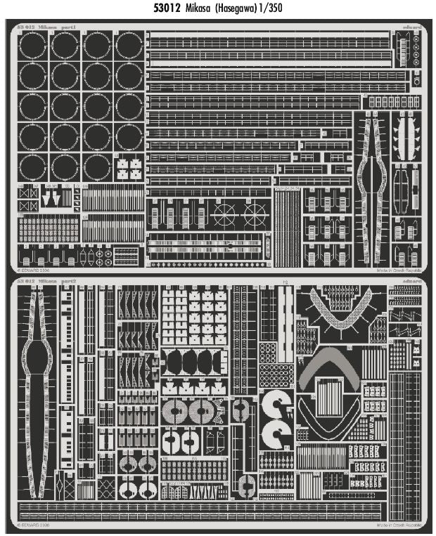 Eduard 53012 1:350 IJN Mikasa Battleship