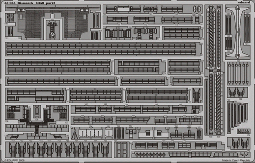 Eduard 53035 1:350 Bismarck German battleship