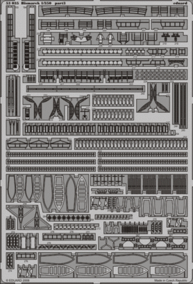 Eduard 53035 1:350 Bismarck German battleship