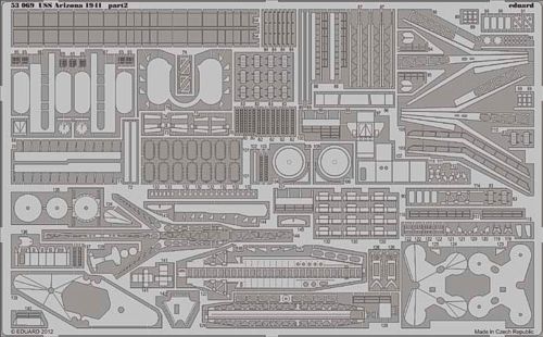 Eduard 53069 1:350 USS Arizona BB-39 (1941)