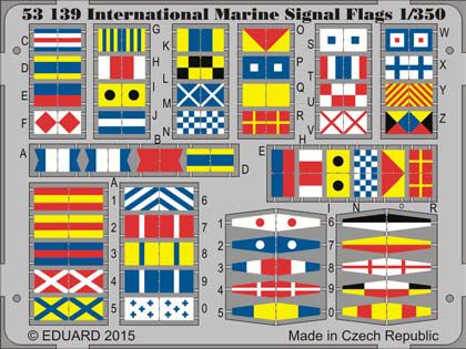 Eduard 53139 1:350 International Marine Signal Flags