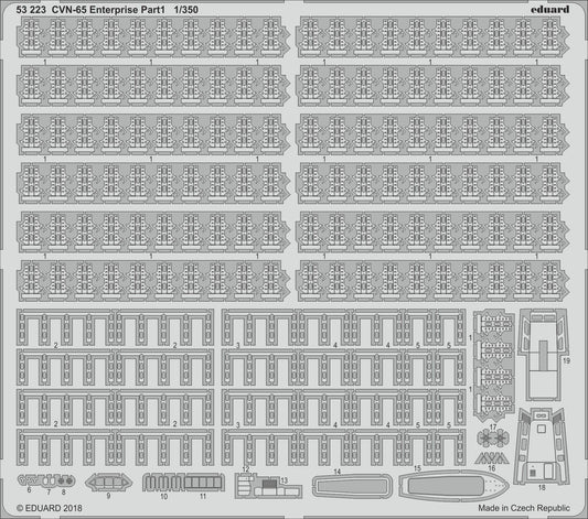 Eduard 53223 1:350 USS Enterprise CVN-65 pt.1