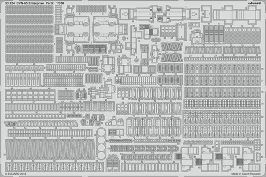 Eduard 53224 1:350 USS Enterprise CVN-65 pt.2 aircraft detailing set