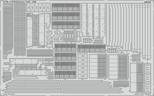 Eduard 53236 1:350 CVN-65 Enterprise pt.4